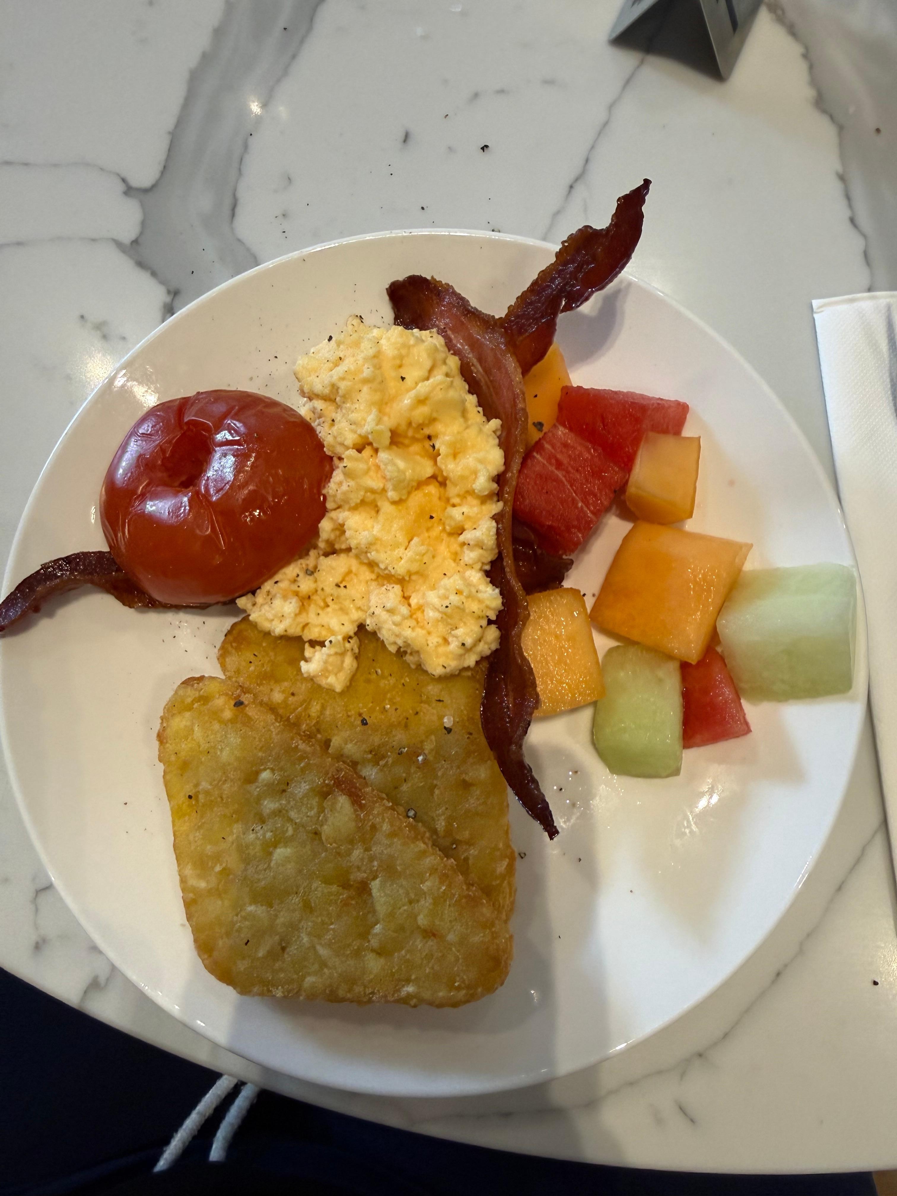 Breakfast at the Two Donkeys 