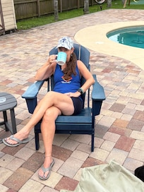 Enjoying morning coffee!