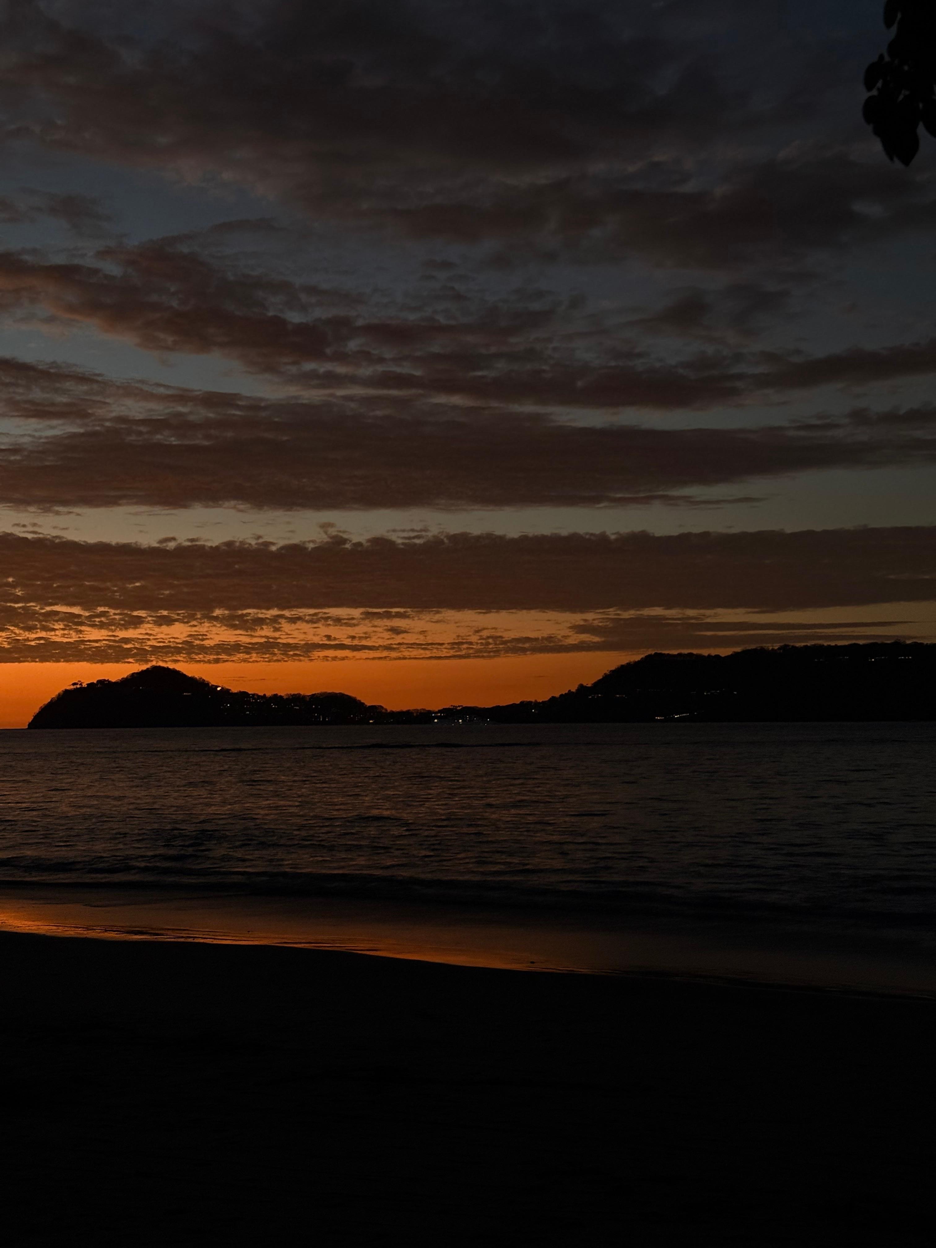 Sunset at playa Buena