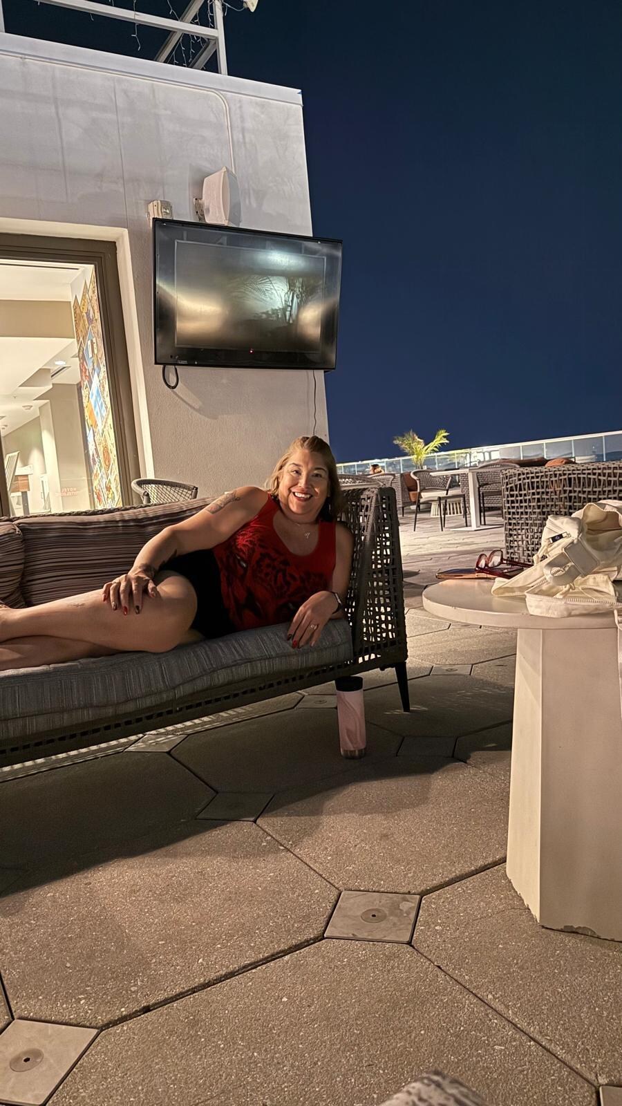 Rooftop sitting area
