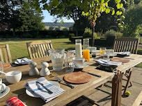 Breakfast with a stunning view