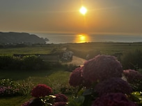Beautiful sunset looking from the patio