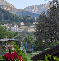 Blick vom Balkon.
