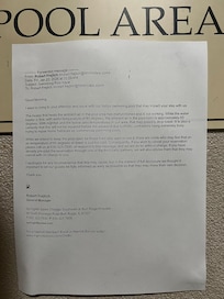 This is the note I encountered they should have said something before I checked in .