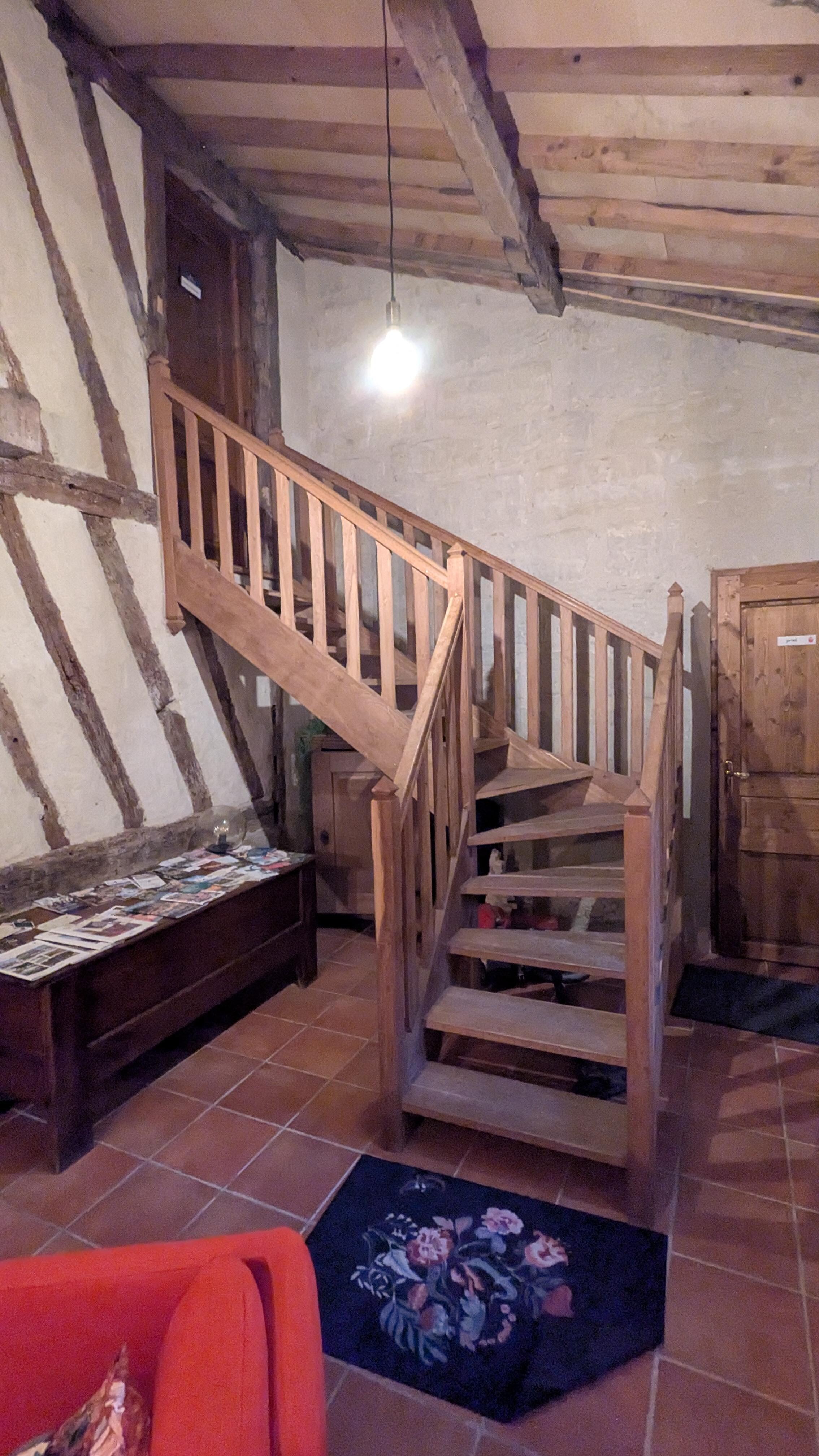 Stairs to our room