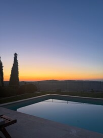 Sunset from the terrace