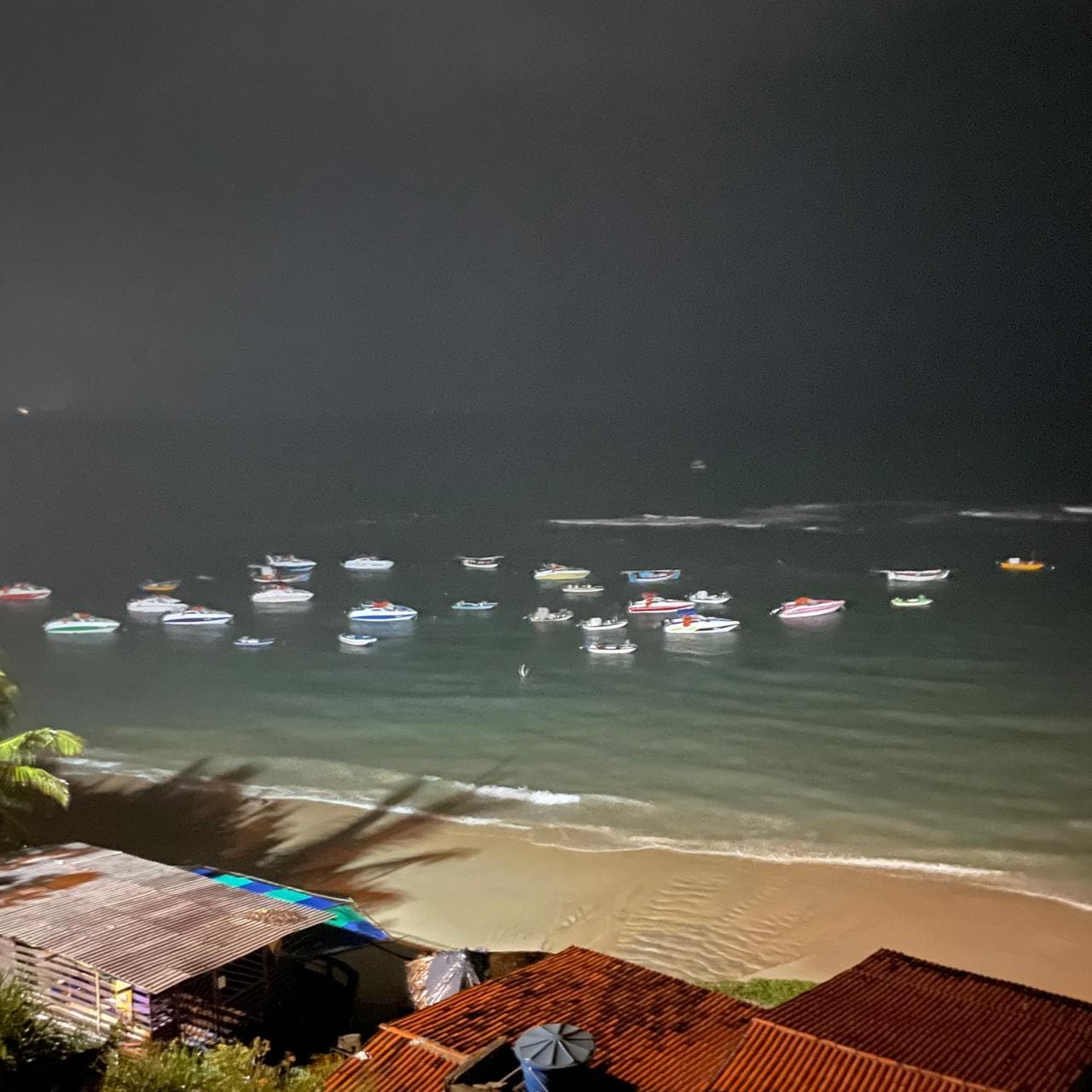 Vista da janela do restaurante