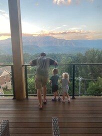 Beautiful view from the back deck!
