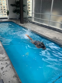 Pool – cozy but lots of fun!