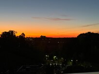 Sunrise from balcony