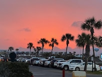 Sunset from balcony