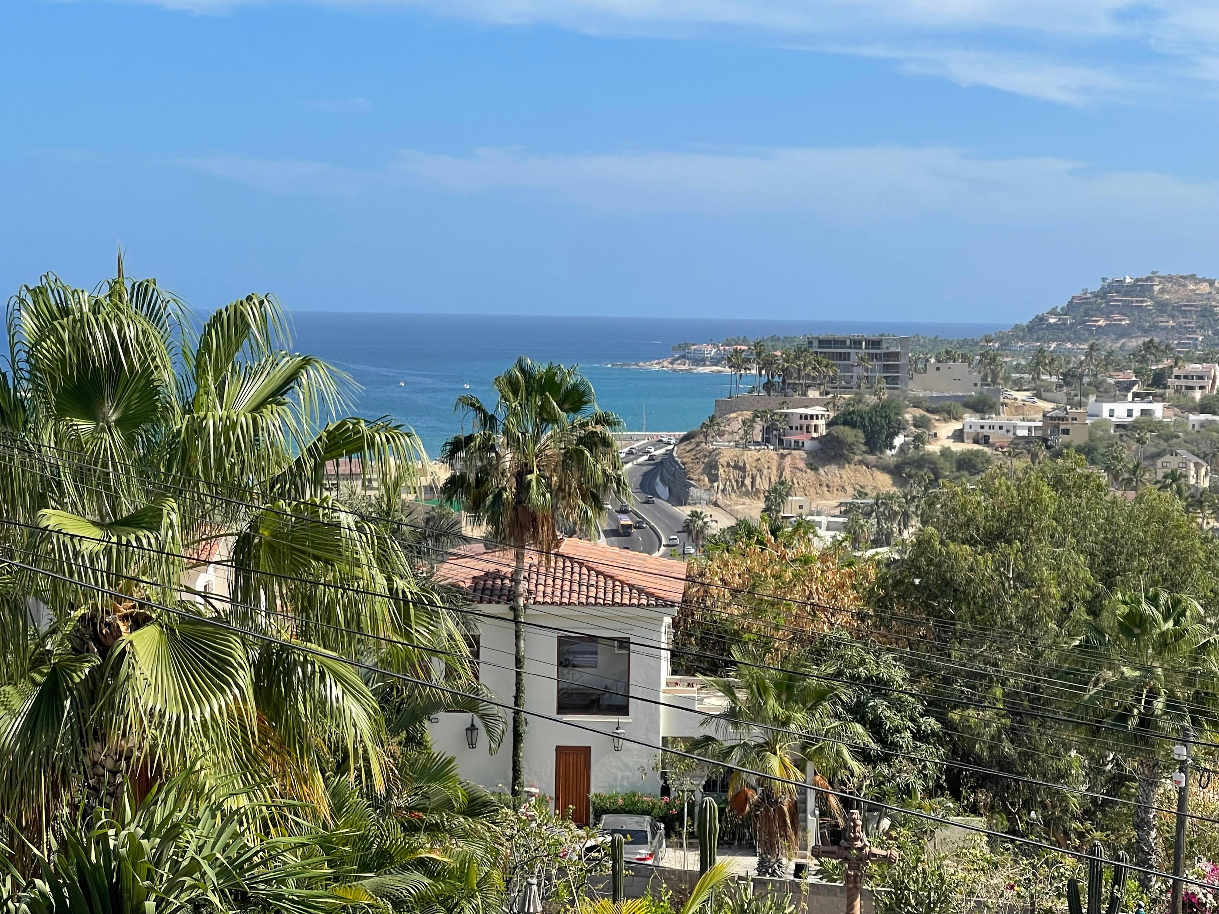 View from our terrace patio. 