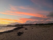 Sunrise from hiking trail on Kahuku Point