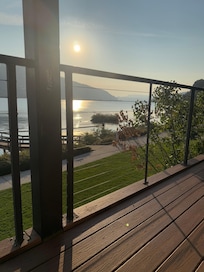 From the deck overlooking the Columbia River