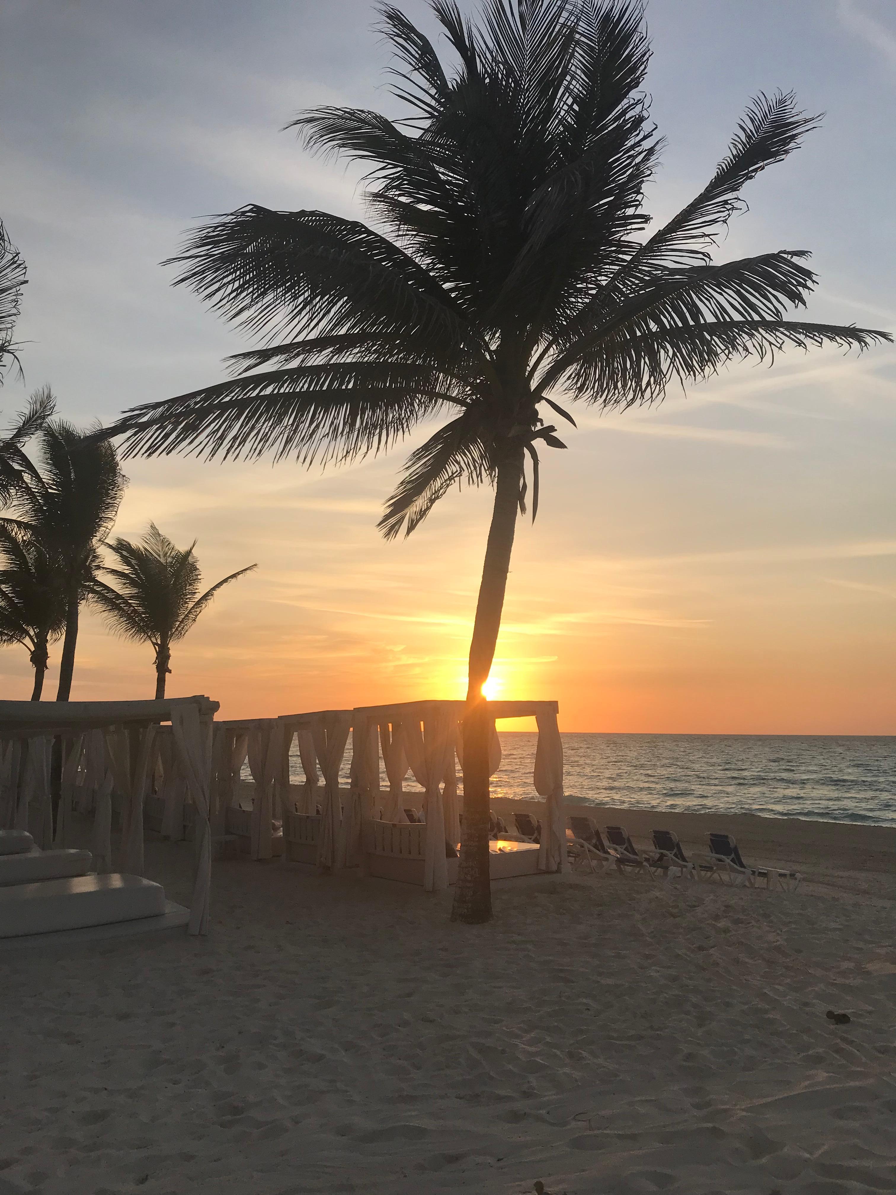 Sunrise view from our room.