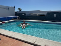 Lovely pool which is not overlooked.