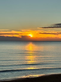 Sunrise from the back deck.