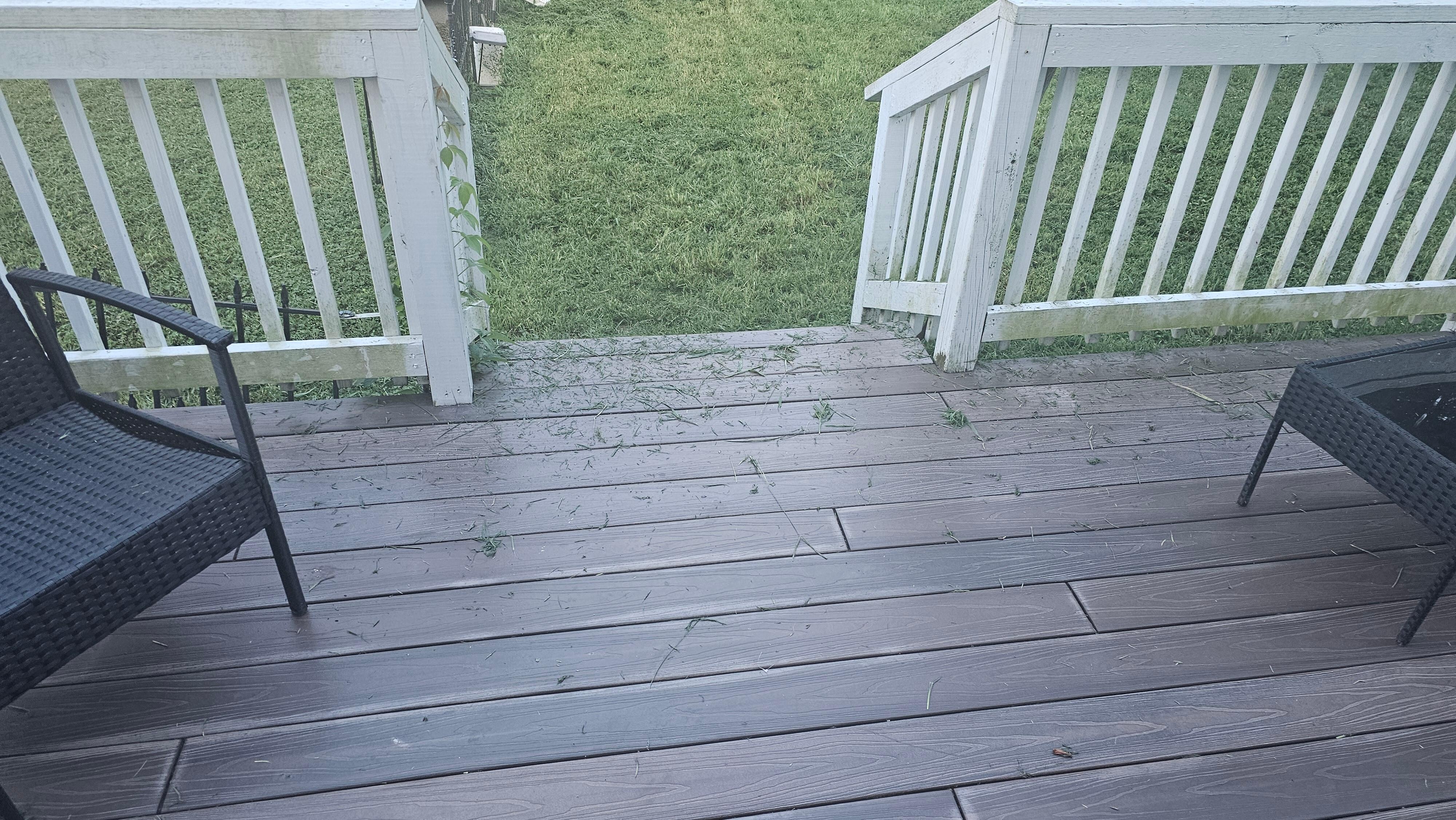 Clippings after cut