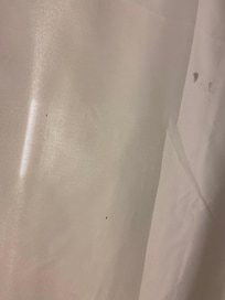 Rideau de douche pleins de taches