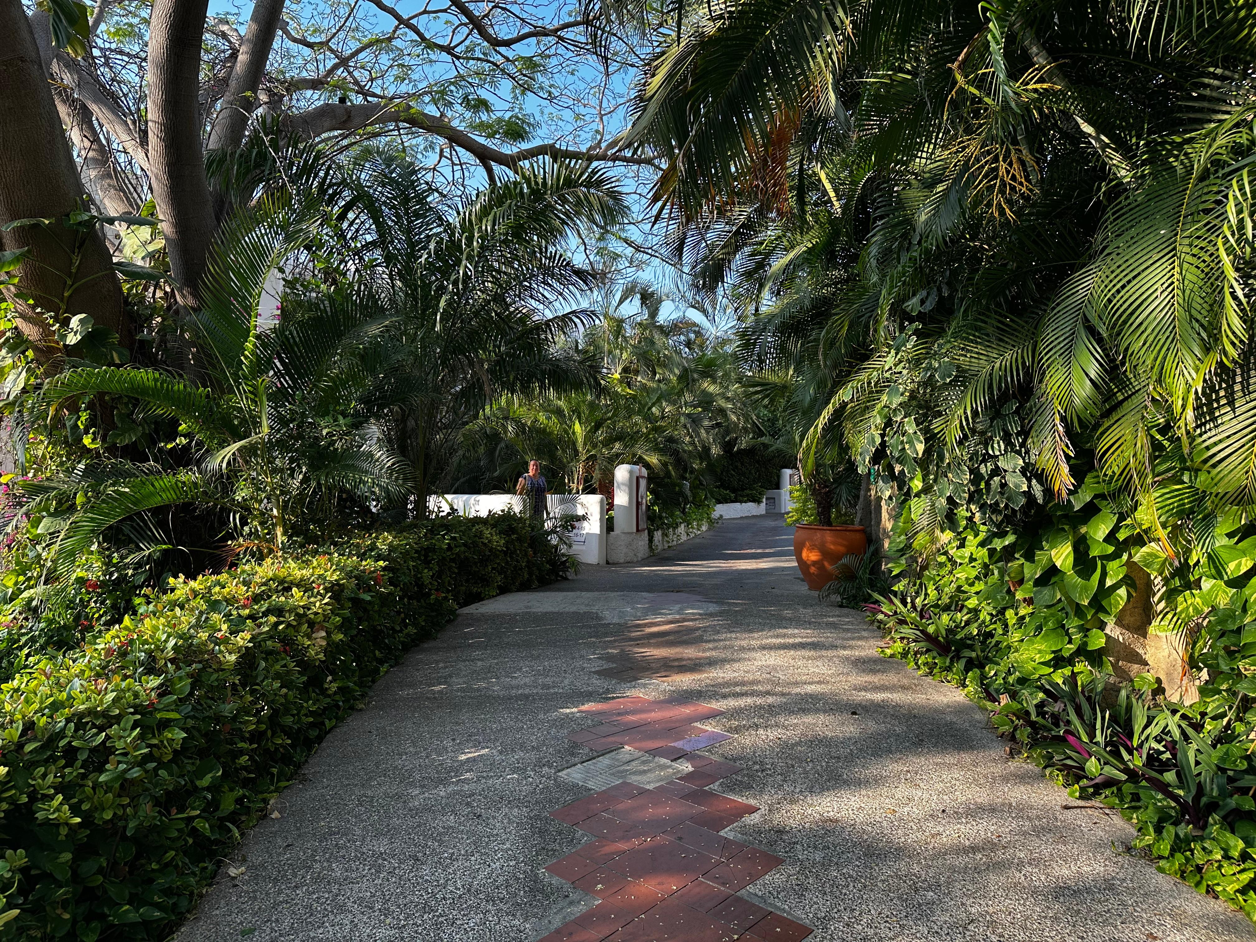 Los jardines muy bien mantenidos