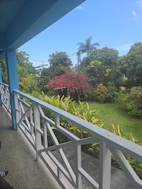 from the balcony room #5