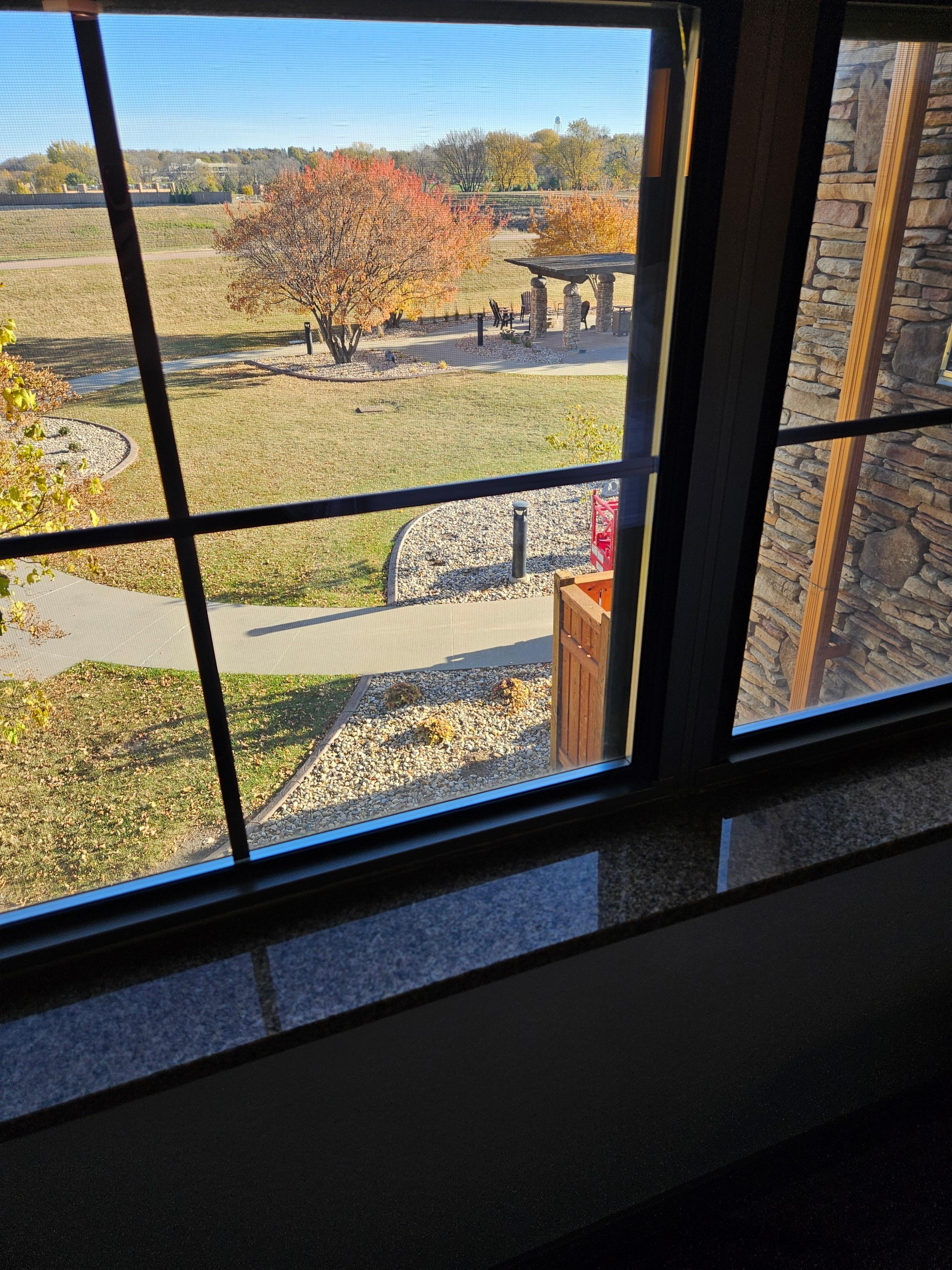 The view from our room