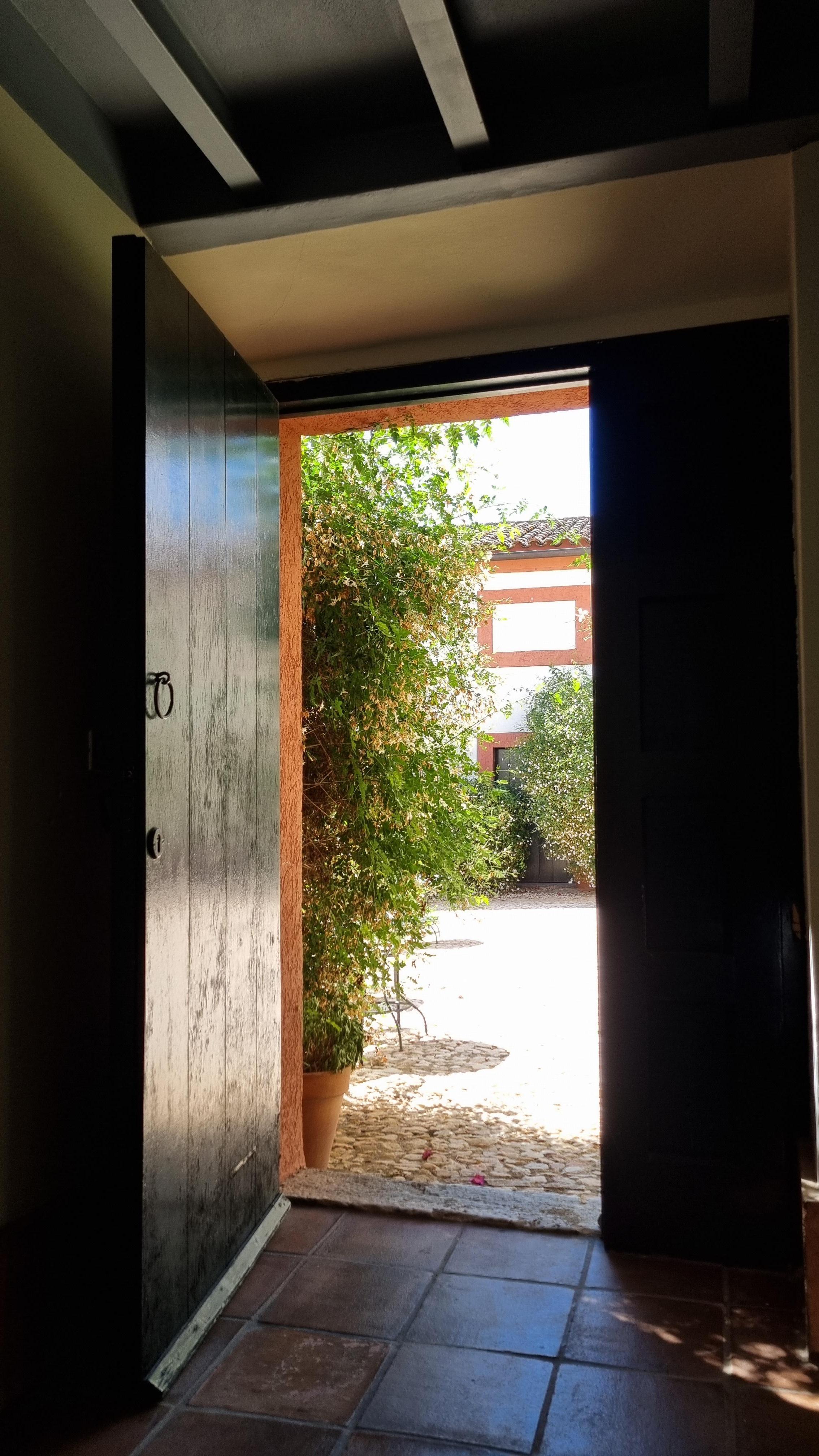 Vistas al patio desde habitación