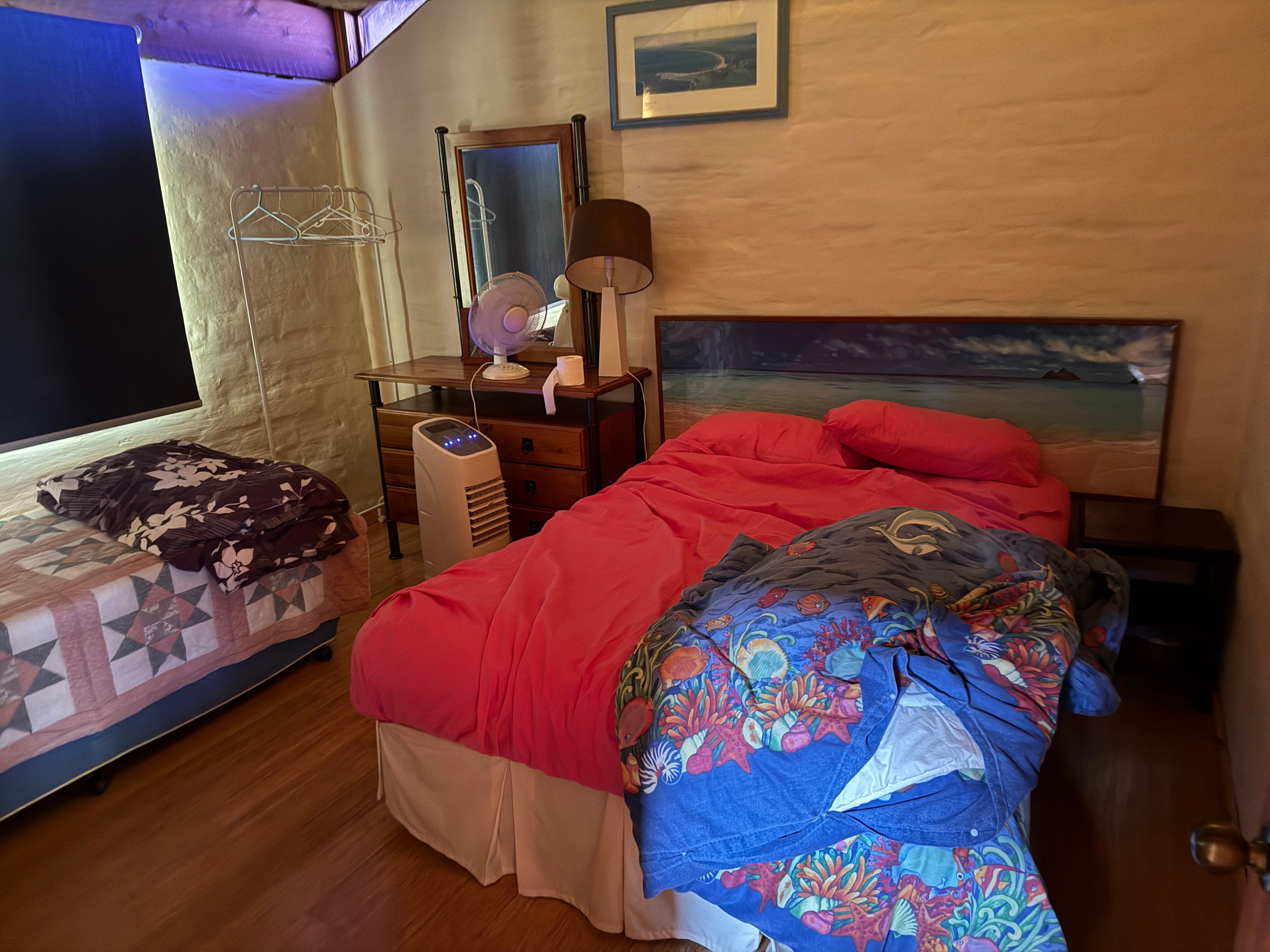 The linen in the rooms..