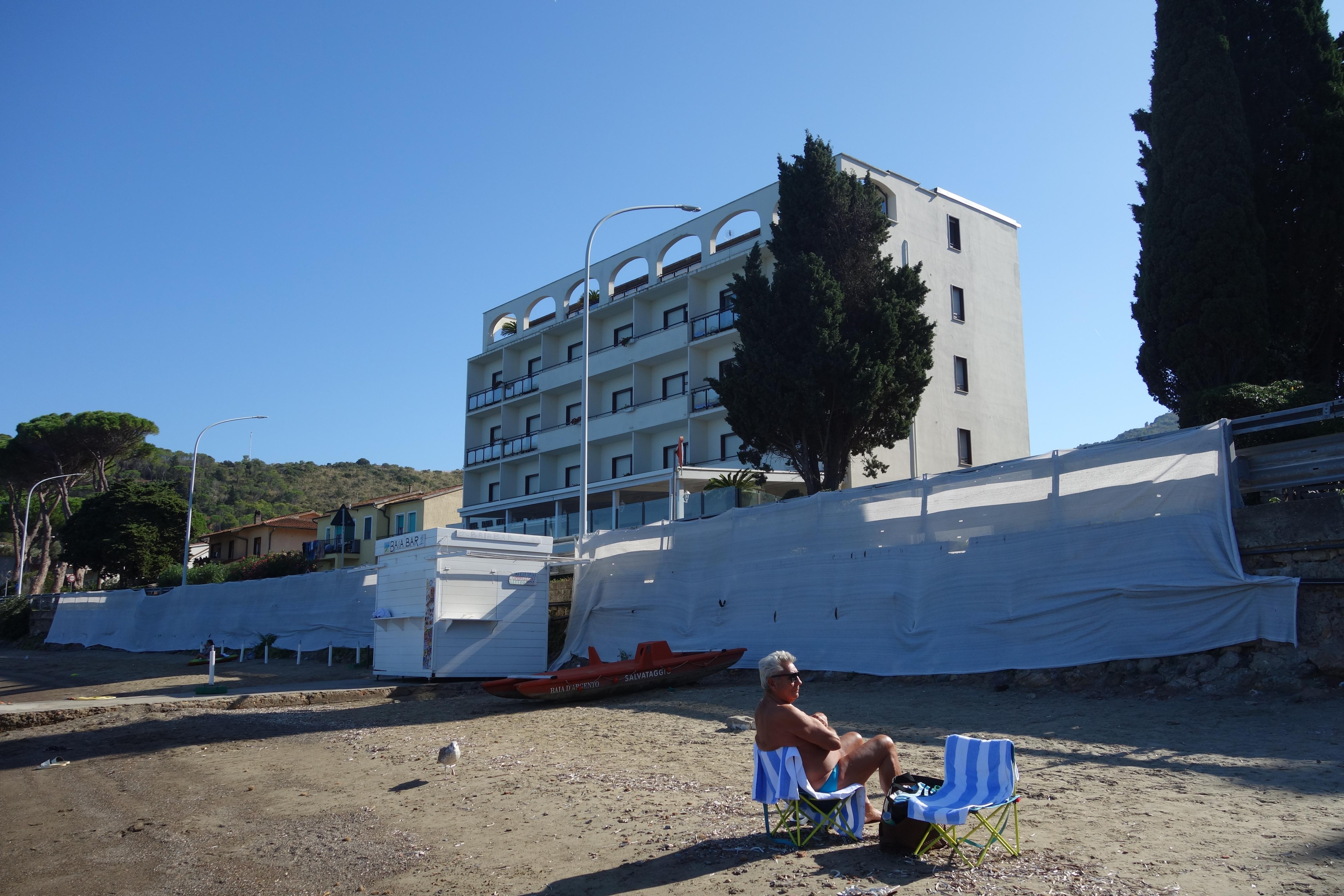 Der Strand war Anfang Oktober leider schon verwaist