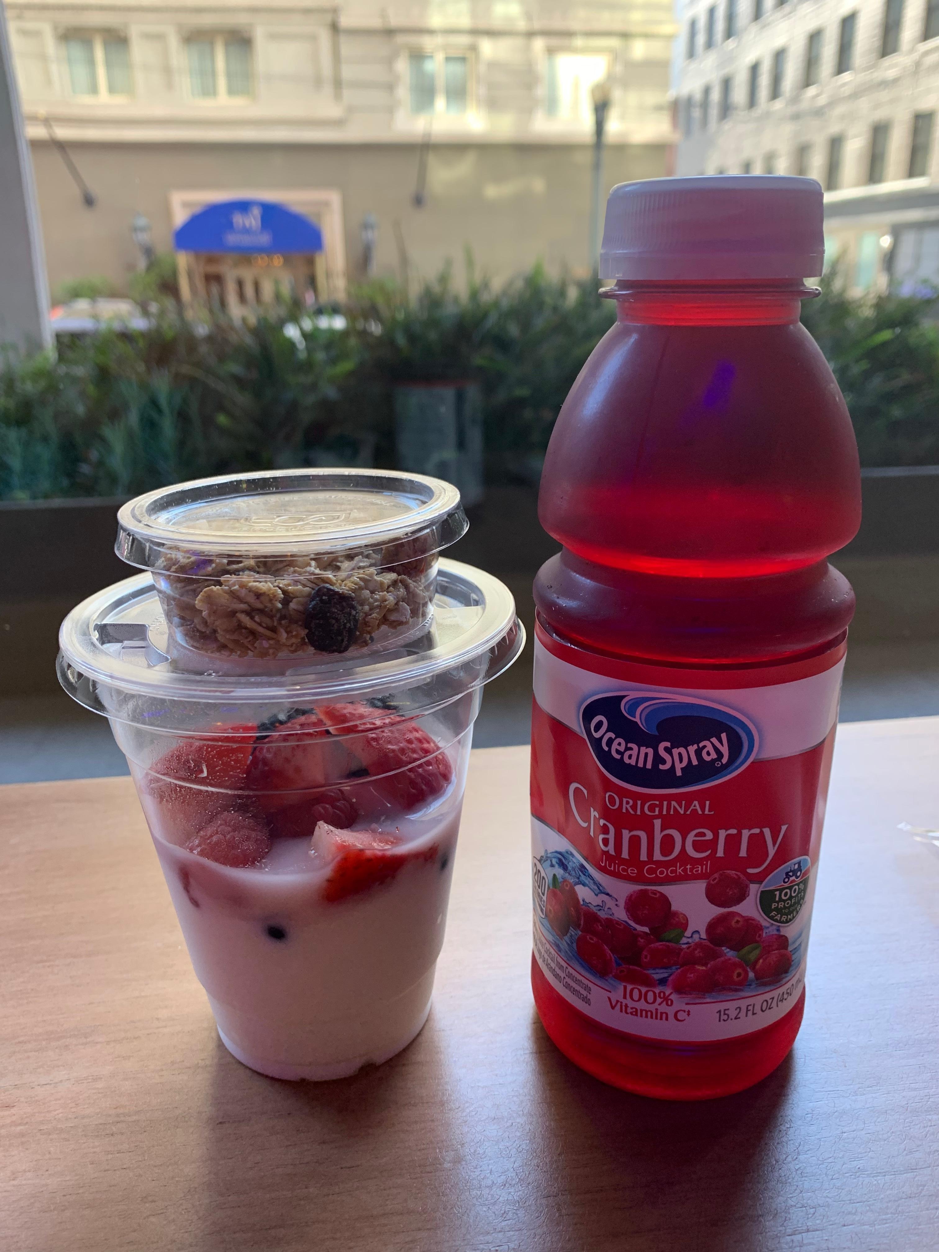 Breakfast from the hotel