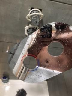 bathroom fittings damaged