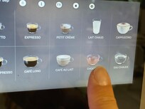 Auswahl heiße Getränke zum Frühstück