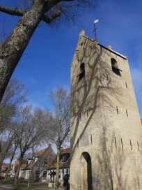 The architecture on the island is very cute.