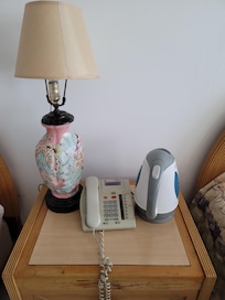 The phone not working...just to show there is a phone. I hope the kettle worked, I never tried.