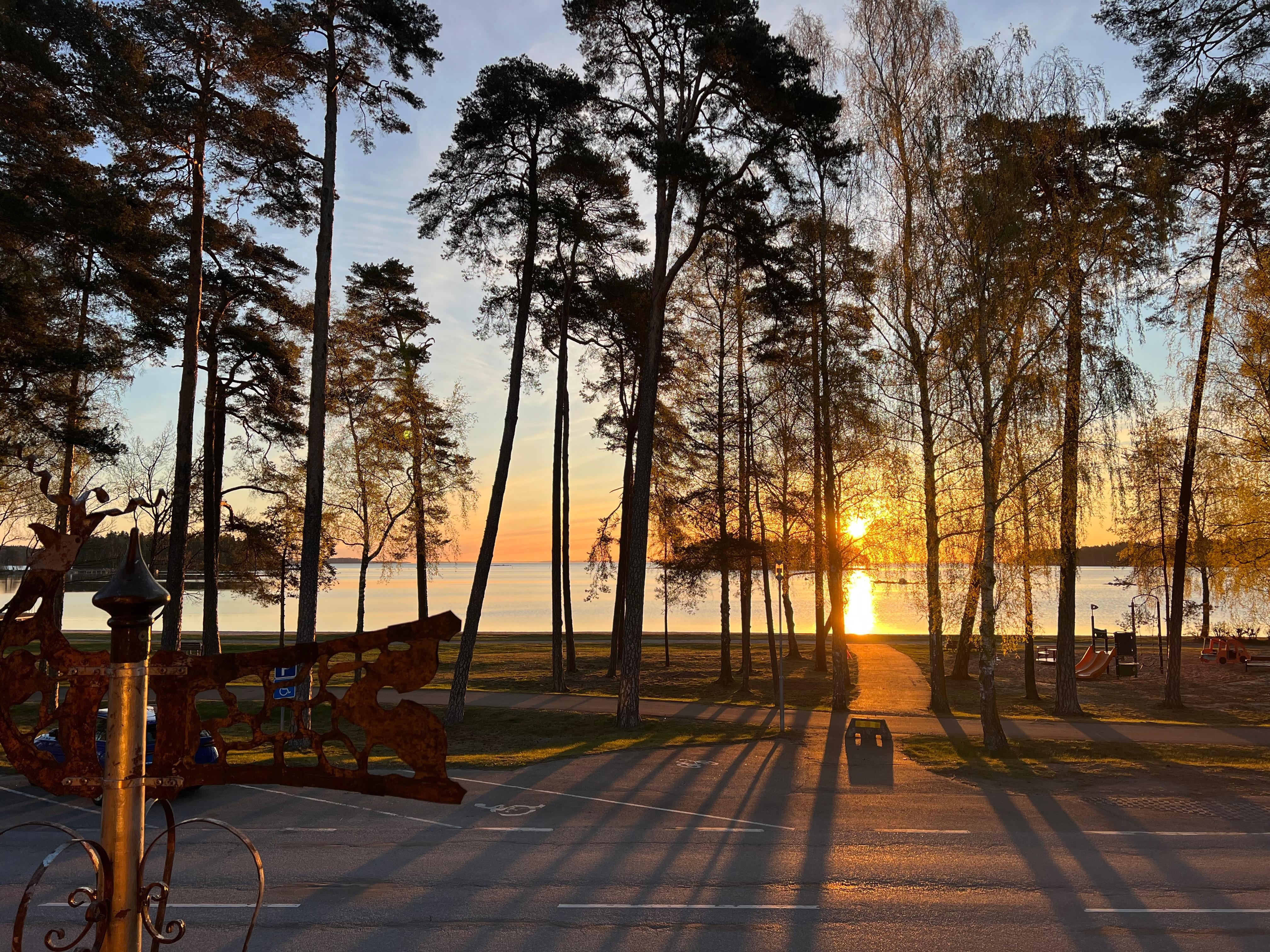 Utsikt vid soluppgången 03.30