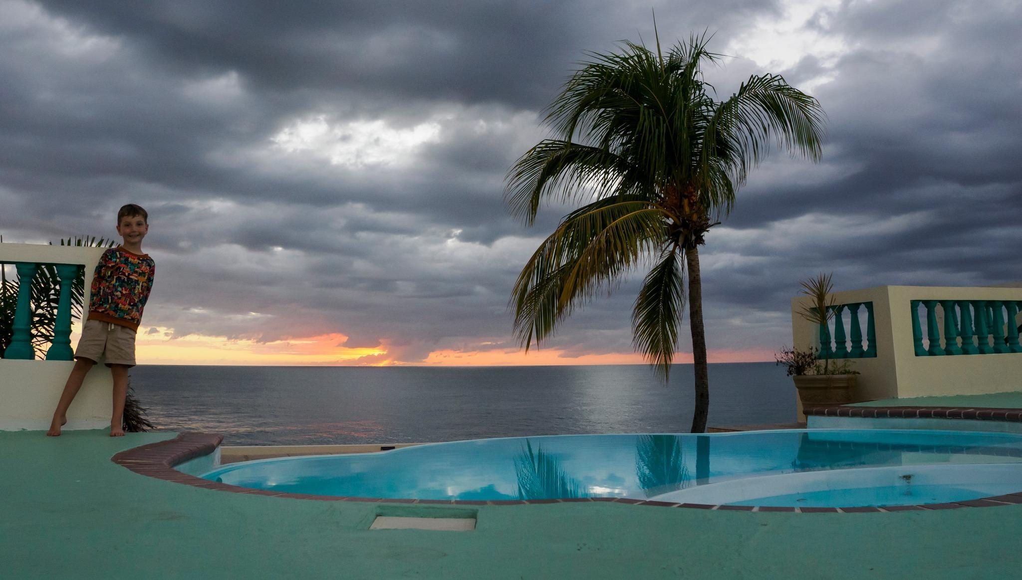 Pool was not perfectly clean, but it WAS perfectly fine