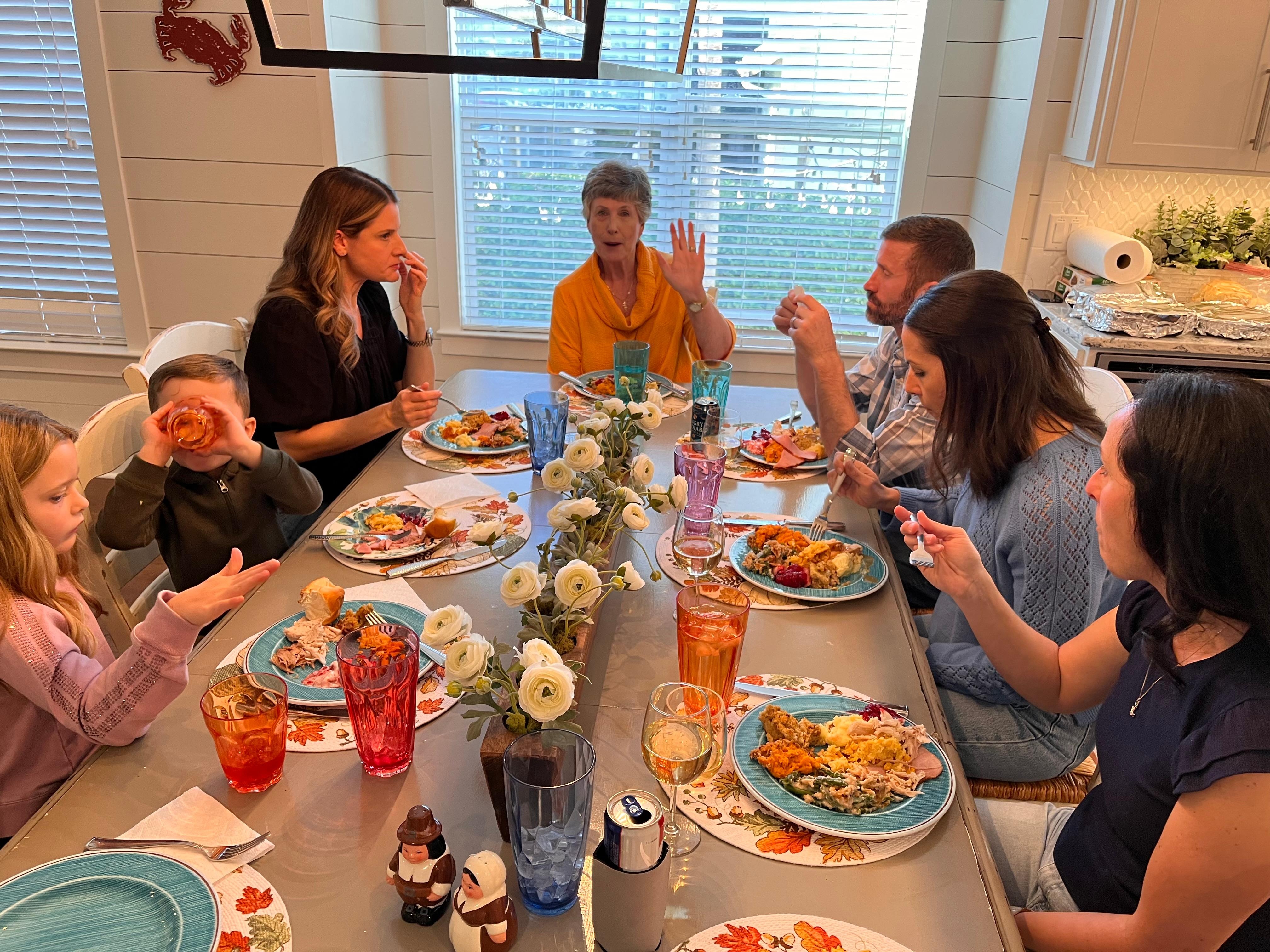 Large dining table for 10