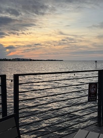 View from brewpub restaurant