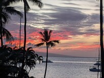 Sunset from the lanai.