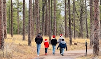 Walking after dinner at nearby lake