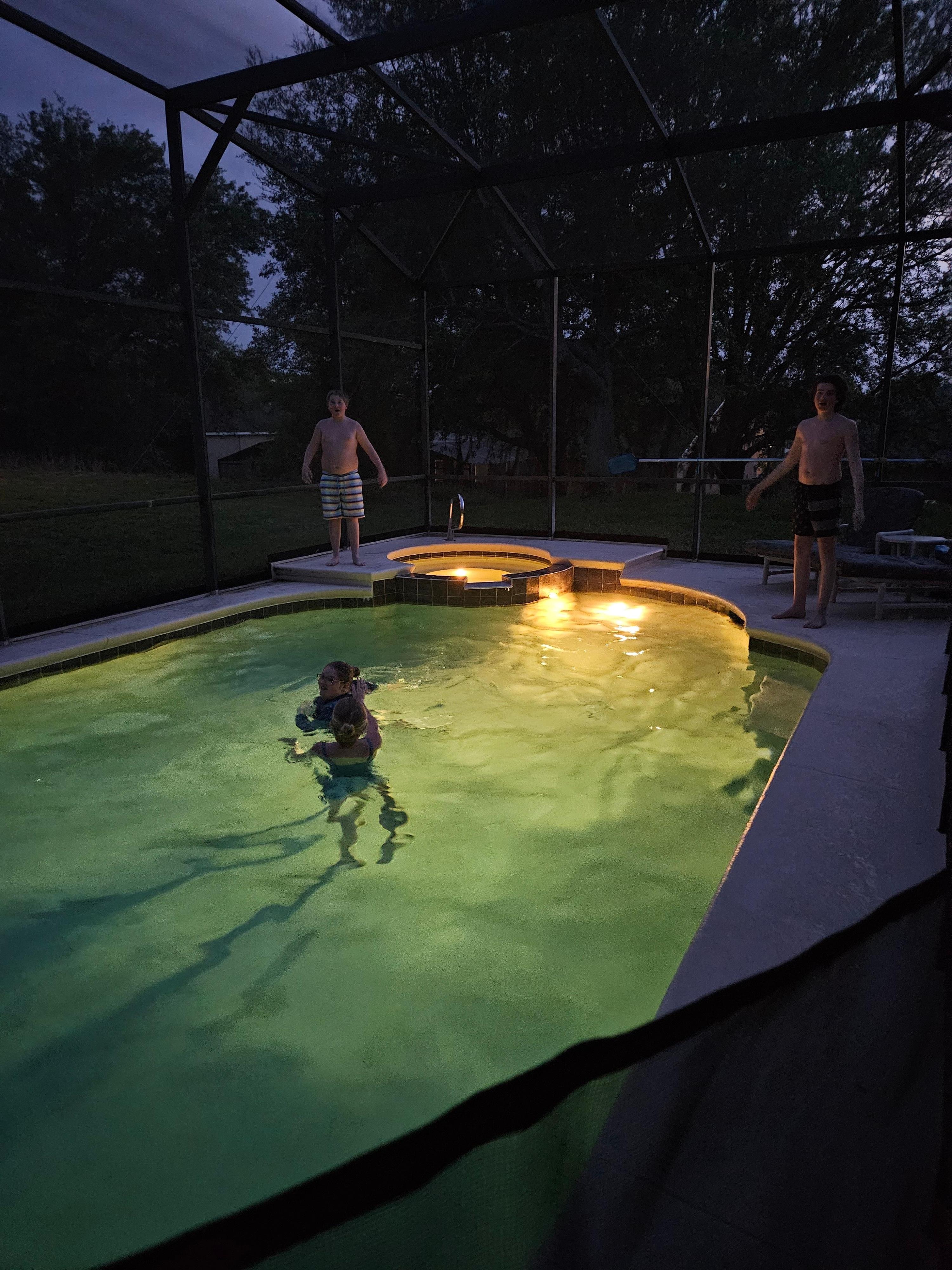 Night swim