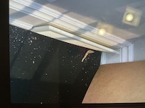 Vent coming away from the wall