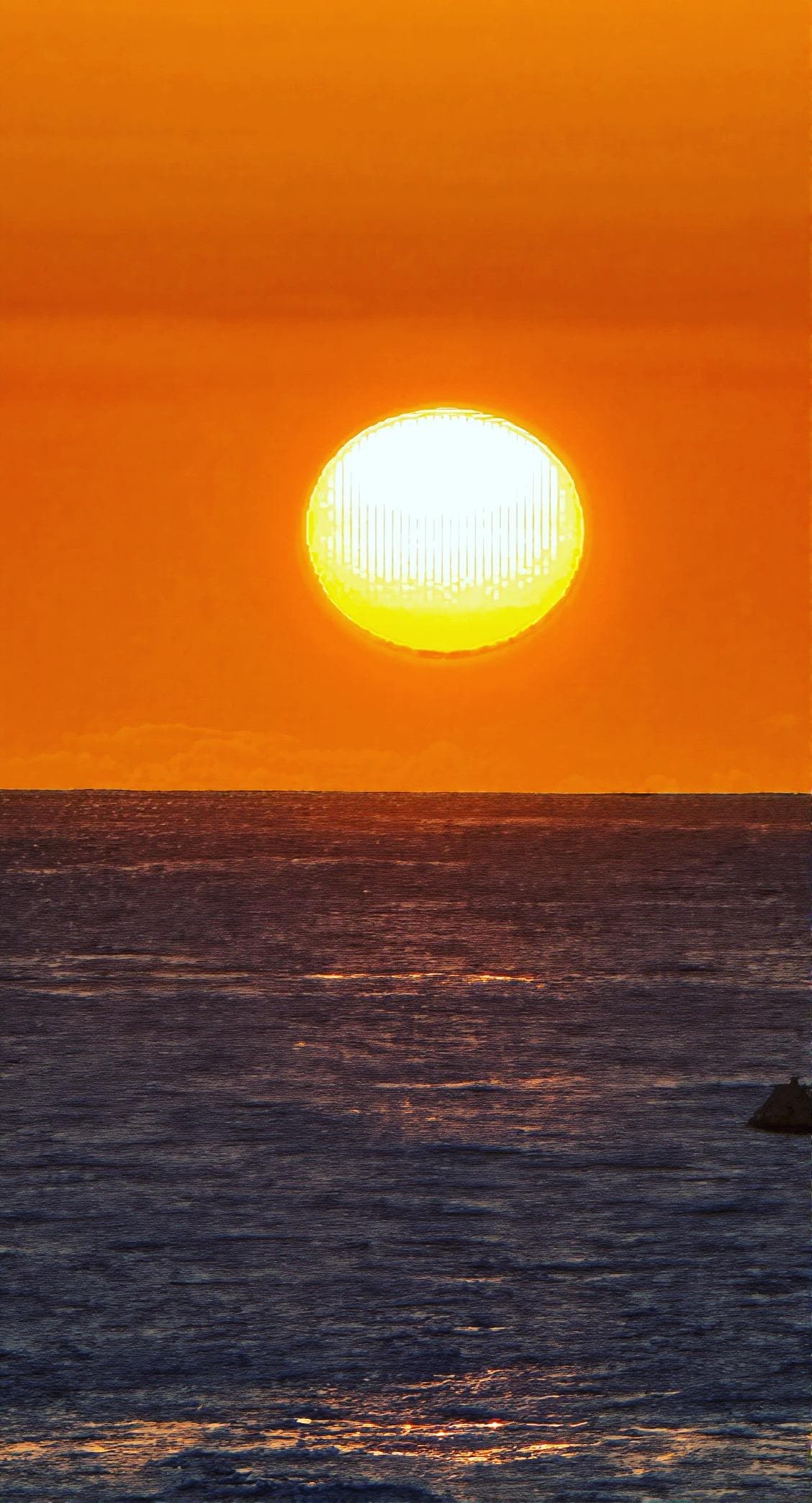 Sunset from our resort