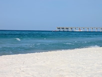 Our view from beach to Pier