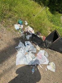 Trash we had to pick up