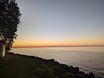 Sunset from cottage yard