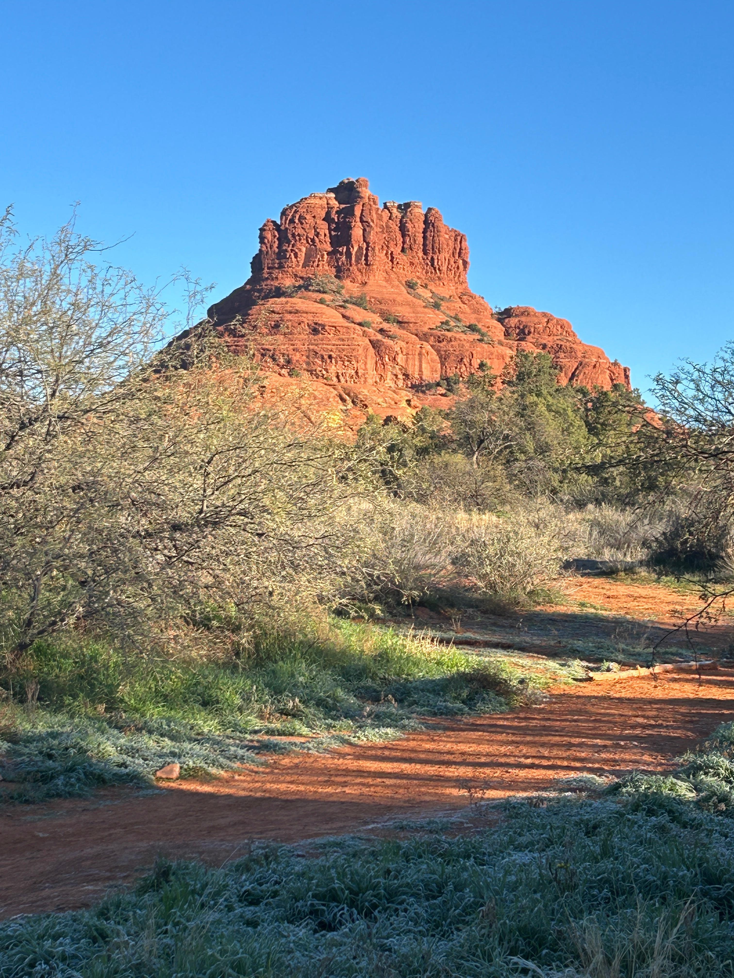 Amazing views of bell Mountain. 