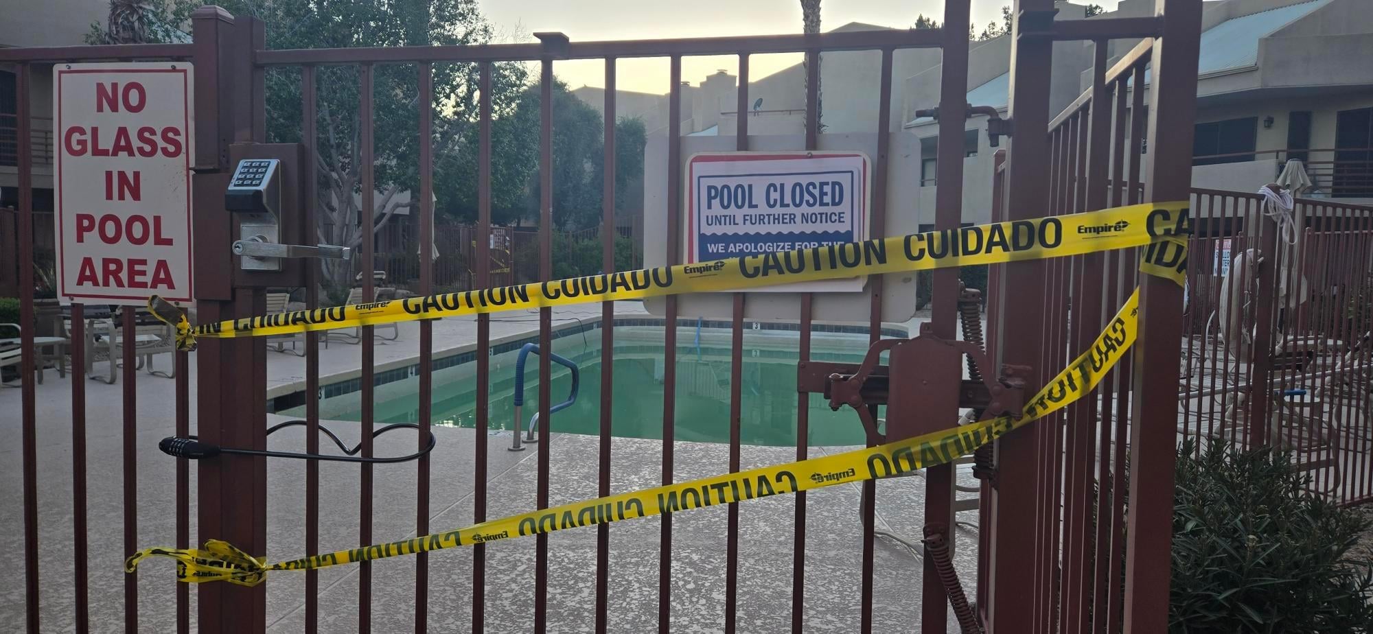 Pool closed