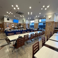 1階ロビーの朝食会場