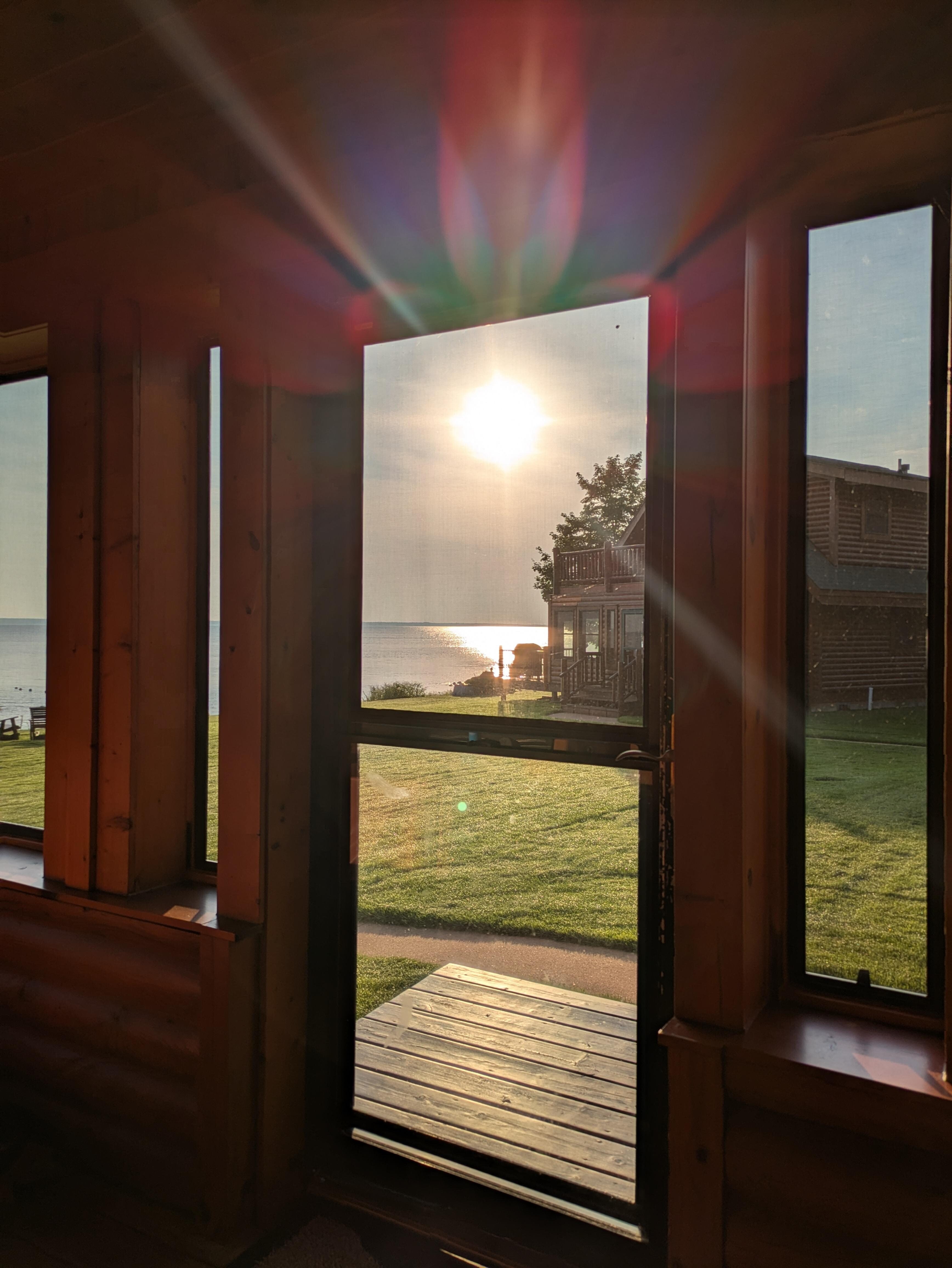 Early morning from the porch